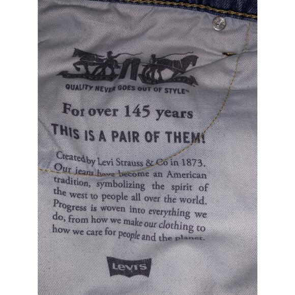Levis 511 Slim Fit Stretch Jeans Blue Wash Low Rise Denim Men’s 32x30 (31x28) - Picture 9 of 15